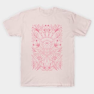 Pink Folk Art T-Shirt